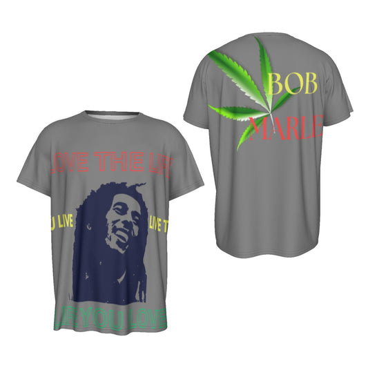 Love the Life You Live" Bob Marley Quote Shirt